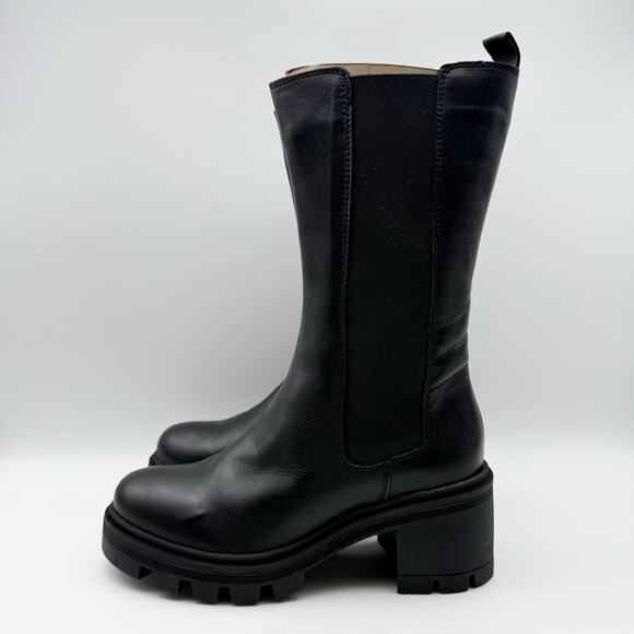 Miz Mooz Womens Bambina Tall Boot EU 36 US 5.5 Black Leather NWOB - Picture 8 of 13